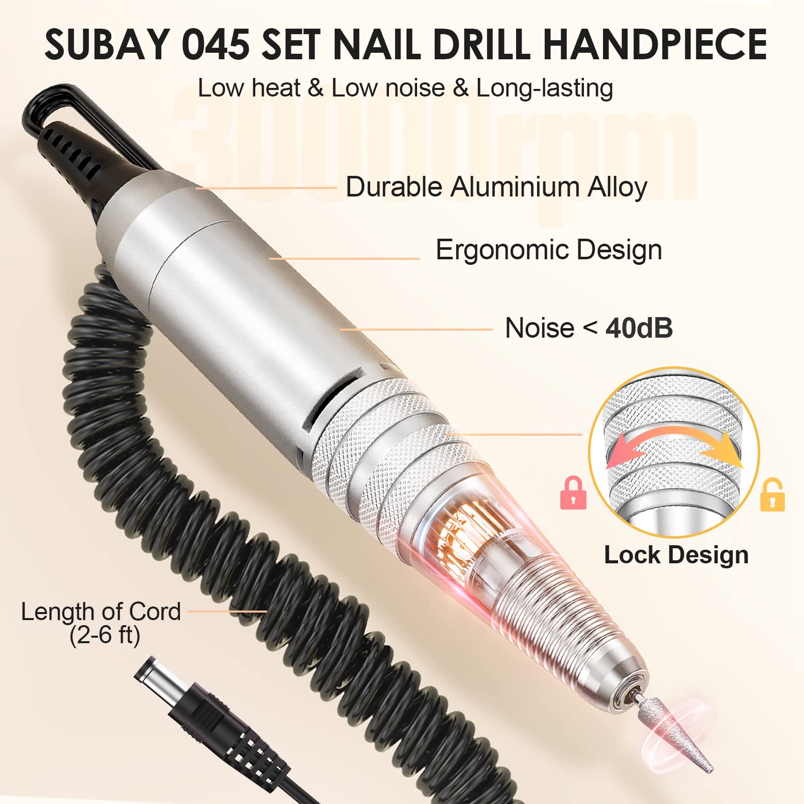 SUBAY twist-lock bit secure quick-release enables fast tool changes
