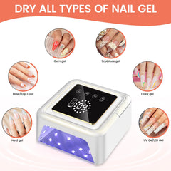 SUBAY four timer modes tailor curing to different gel types.