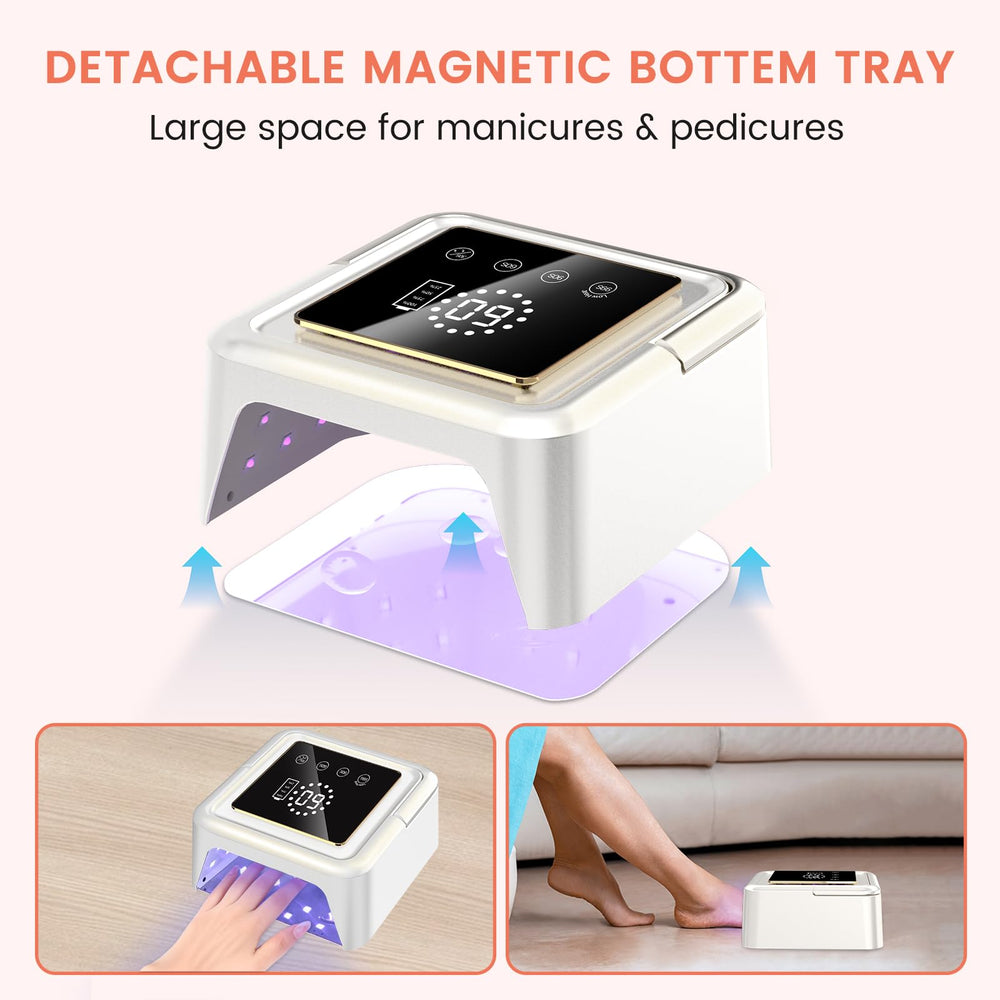 SUBAY auto sensor starts curing when a hand is detected and stops on removal.