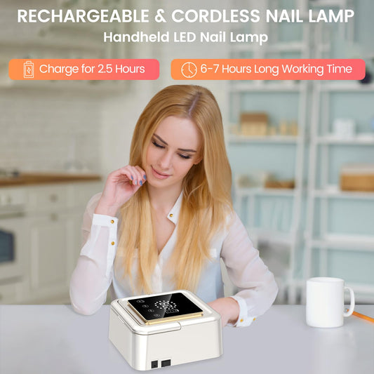 SUBAY cordless charging status display enables battery monitoring during sessions.