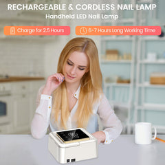 SUBAY cordless charging status display enables battery monitoring during sessions.