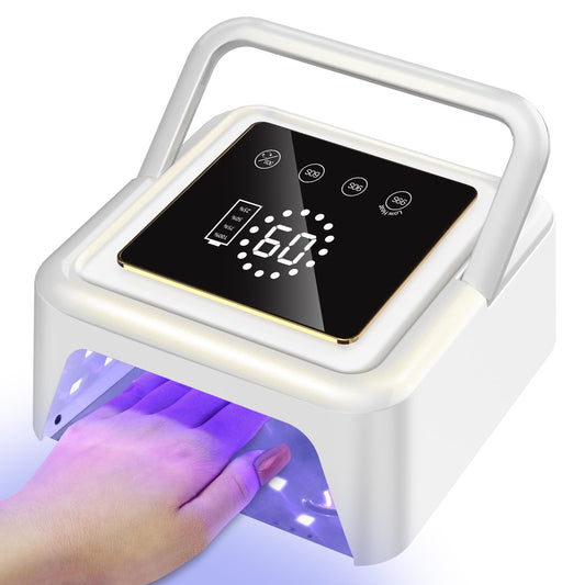 SUBAY UV nail lamp front view shows compact portable design for on-the-go manicures.