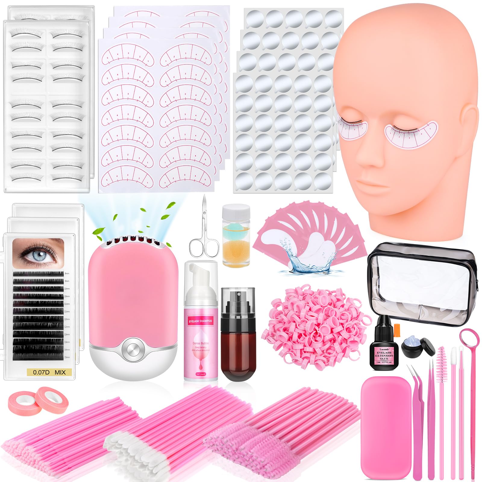 Sublaga 404-pcs lash kit box shows organized tools for quick practice and reliable results.