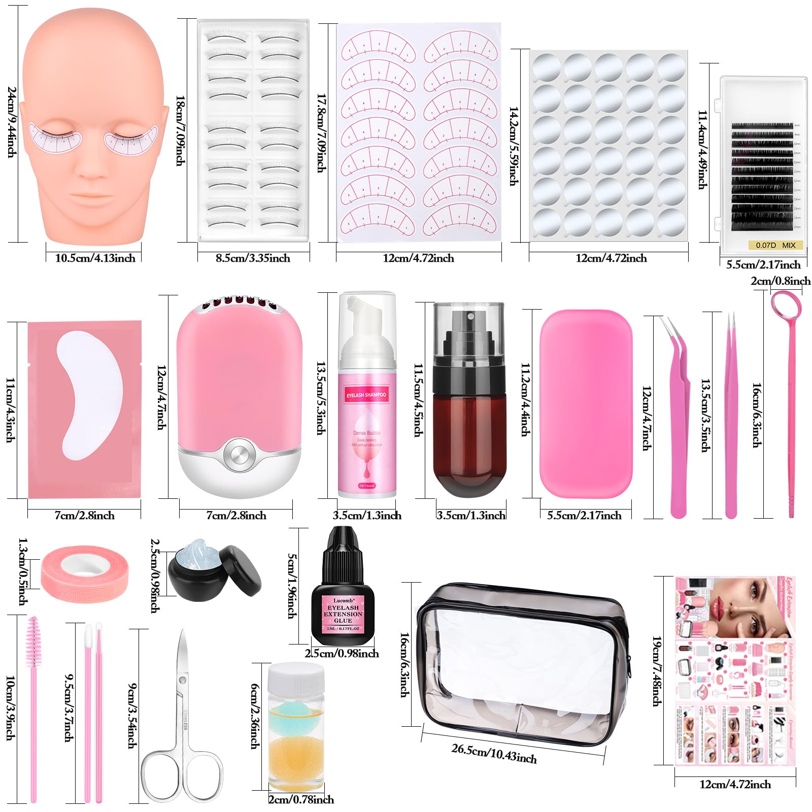 Sublaga eyelash glue with tip cap for precise application and cleaner work sessions.