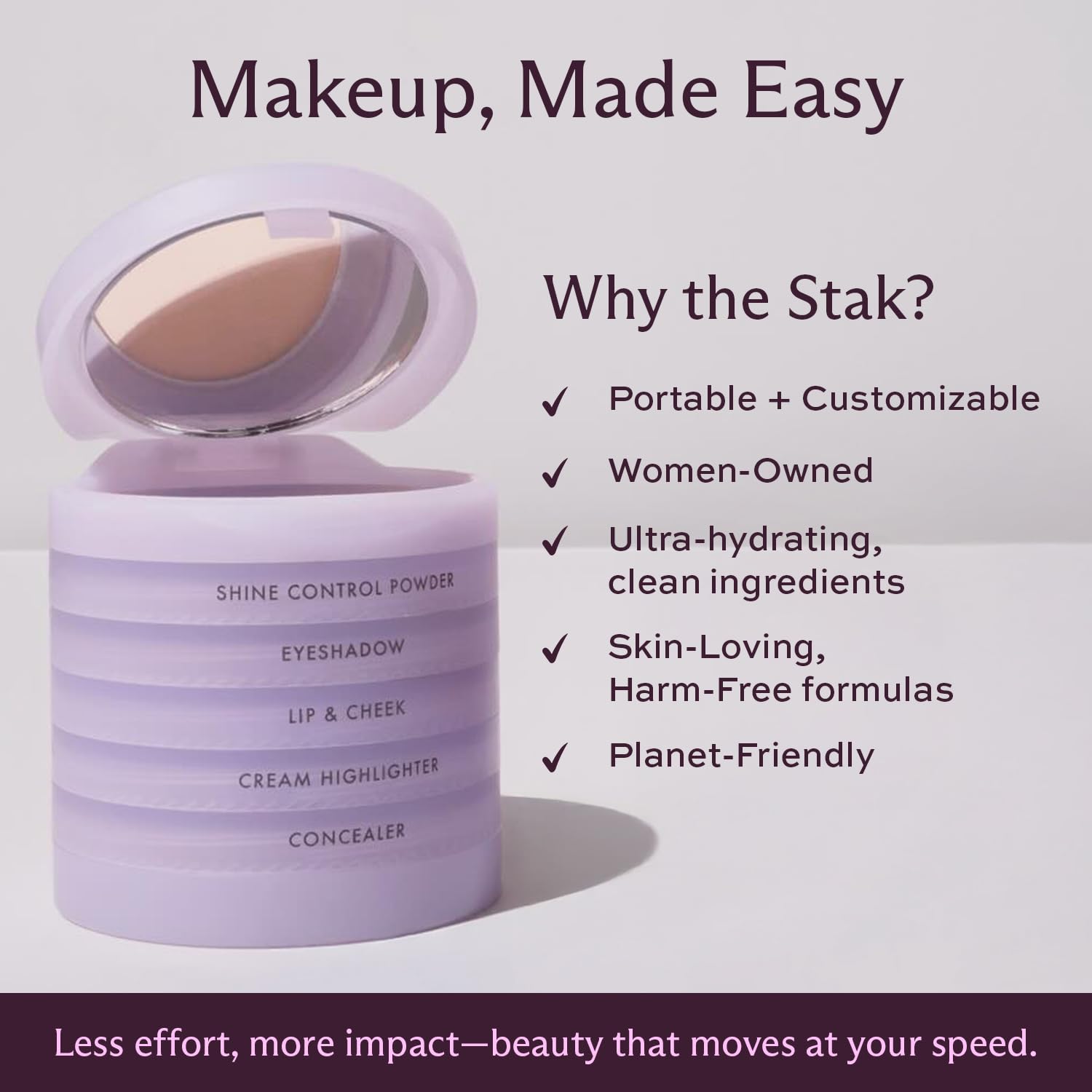 Subtl Beauty Staks cream highlighter adds a champagne glow to any complexion