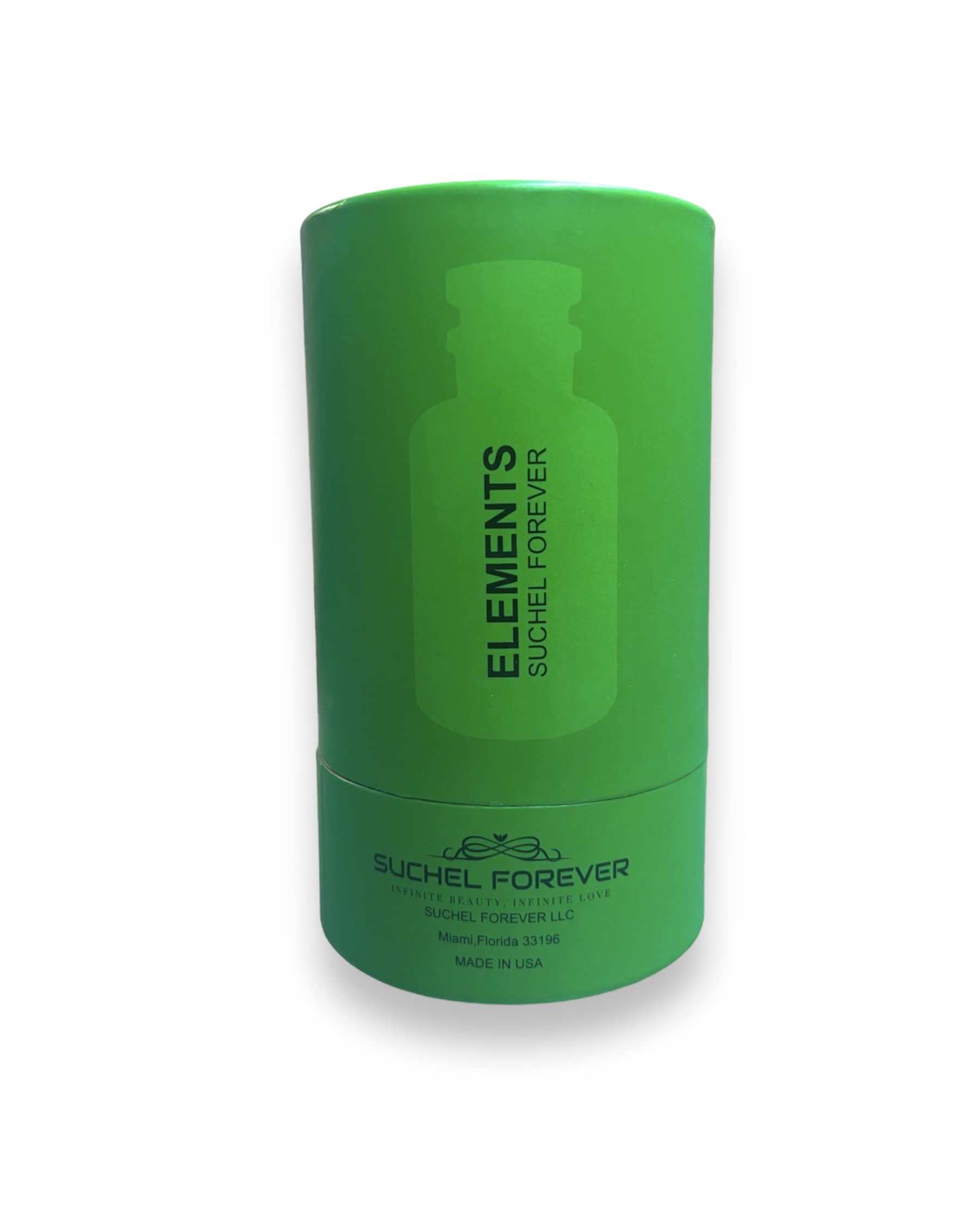SUCHEL FOREVER Elements perfume display, attractive shelf presence for shoppers.