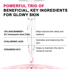 SUDAJI TXA Niacinamide serum with ceramides helps protect the skin barrier.