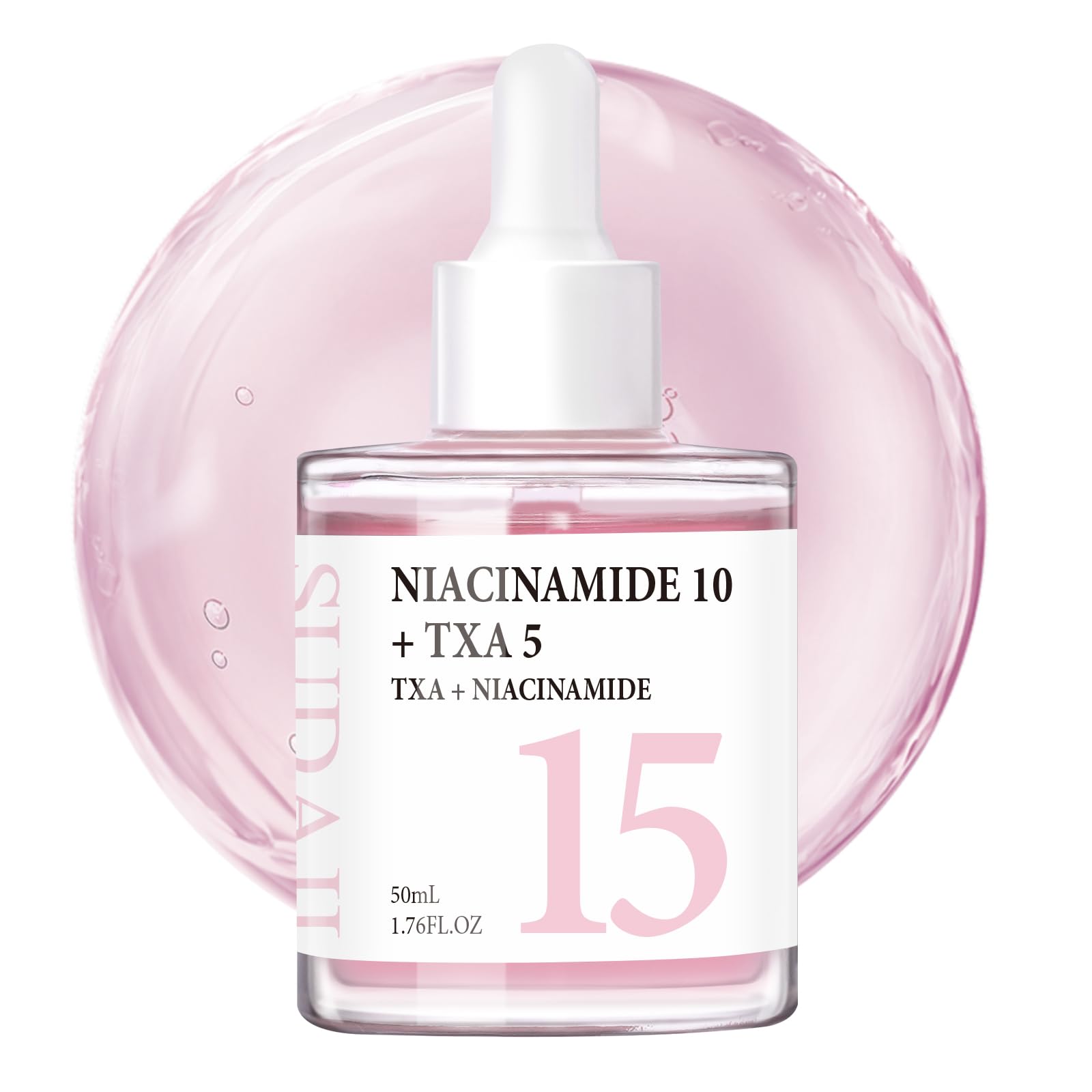 SUDAJI TXA Niacinamide serum targets uneven tone for a brighter complexion.
