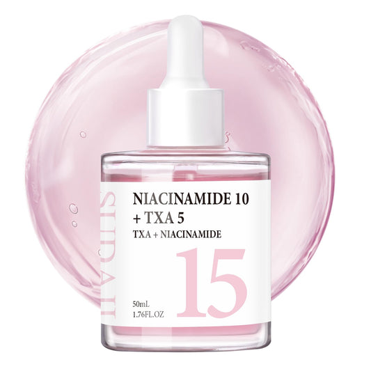 SUDAJI TXA Niacinamide serum targets uneven tone for a brighter complexion.