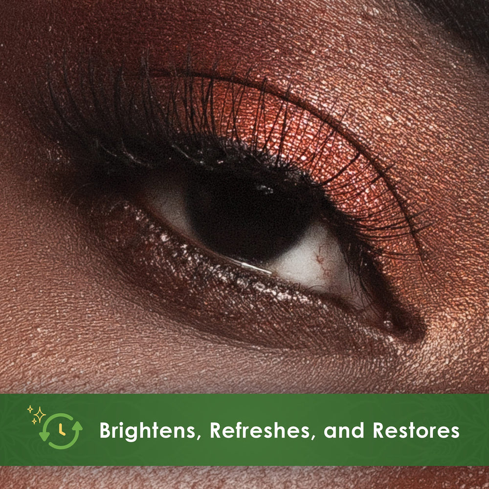 Under-eye area being treated with Sudden Change Serum for smoother look