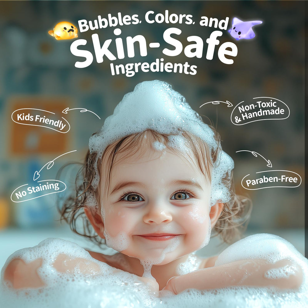 SudsyRoar 24-pack gift-bath-favors makes party baths extra special.