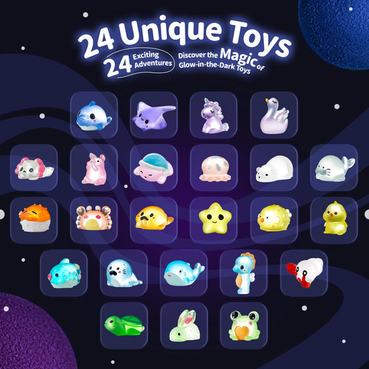 SudsyRoar glow-toys-sea-land illuminate bath moments with magical glow.