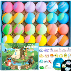 SudsyRoar bath bombs reveal surprise-inside toys during bath time.