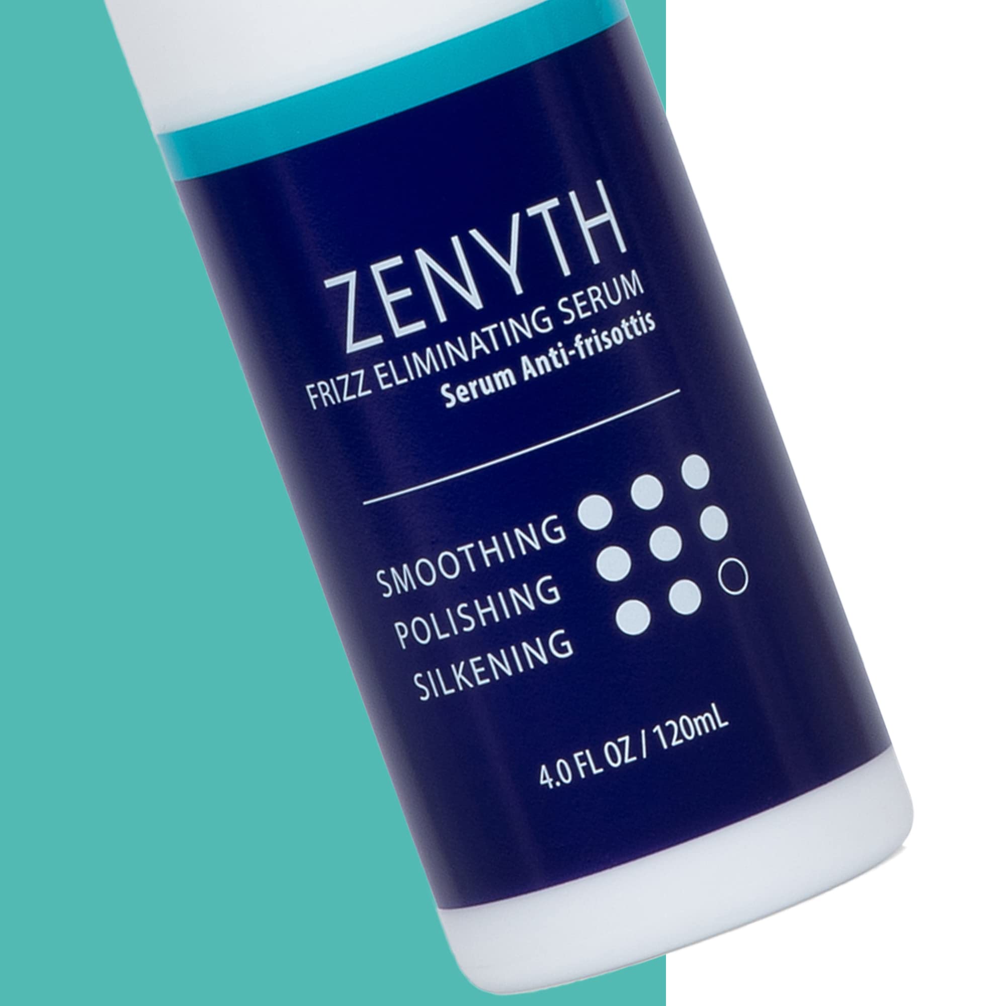 SUDZZFX Zenyth serum applied to dry hair for humidity resistance
