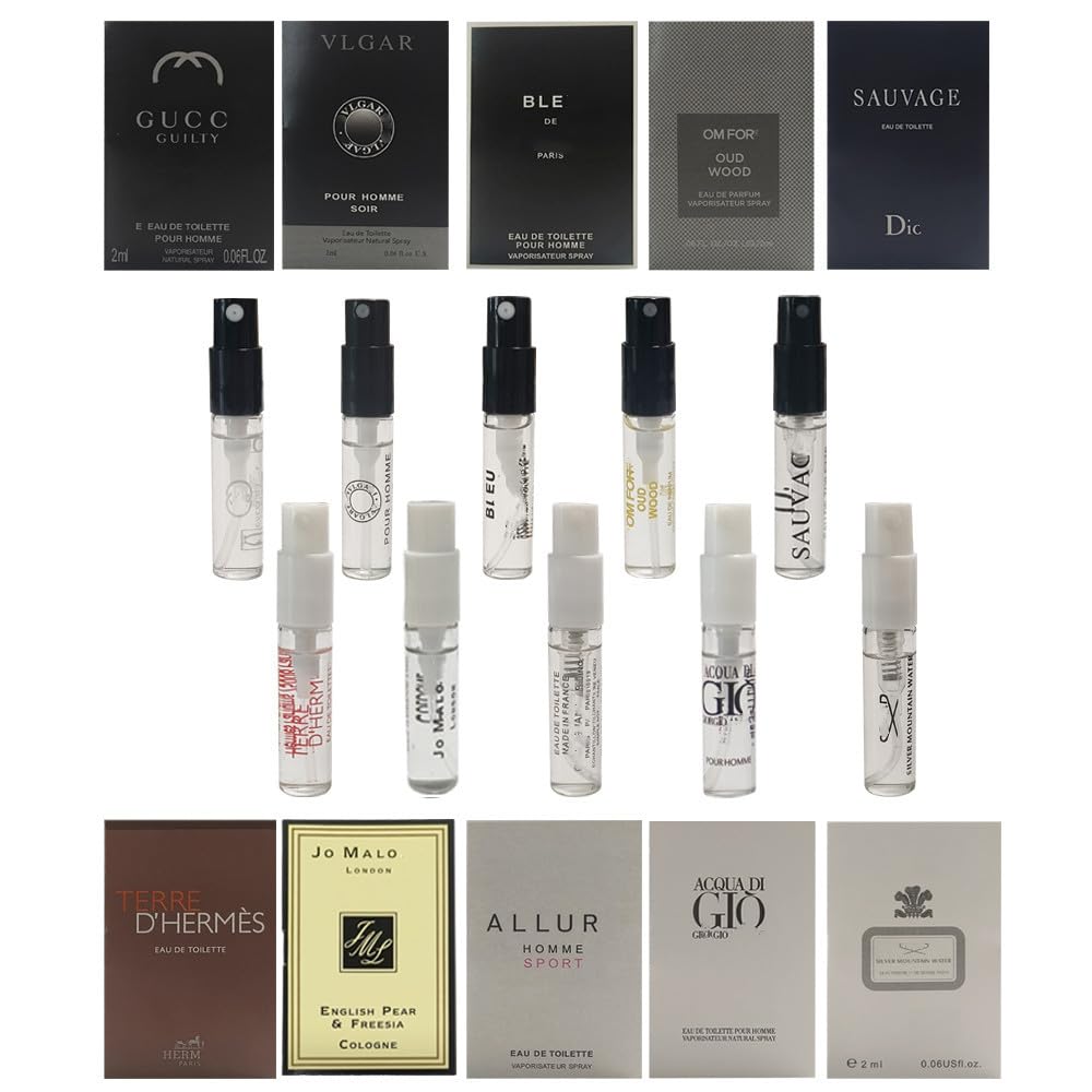 Sufeasdf men's fragrance sampler in travel case for on-the-go scent exploration.