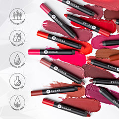 SUGAR Cosmetics Rachel Berry shade worn for elegant evening looks