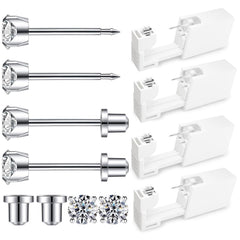 SugarTang ear piercing kit front view with preloaded studs for quick at-home use