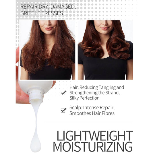 Creamy texture close-up showing rich moisture for hair.
