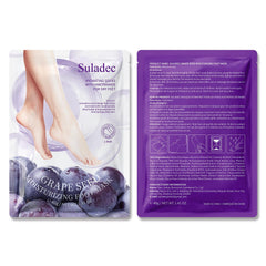 SULADEC foot mask after-use leaves feet softer and smoother.