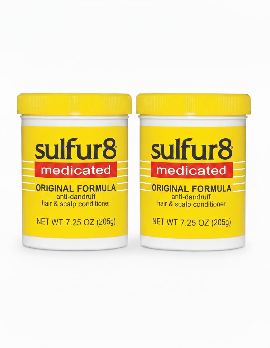 Sulfur 8 medicated conditioner bottle for dandruff control and scalp comfort.