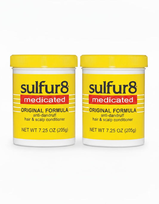 Sulfur 8 medicated conditioner bottle for dandruff control and scalp comfort.