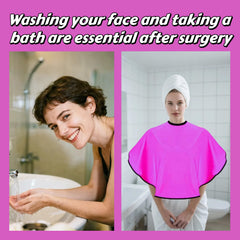 Sulieschen Lightweight Waterproof Material offers comfortable wear during recovery showers.