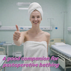 Sulieschen Reusable Post-Surgery Shower Cap supports independent recovery.