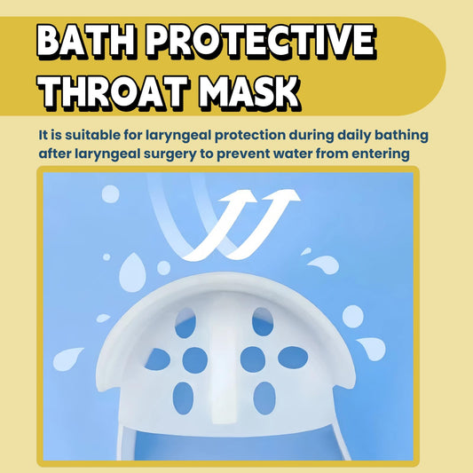 Sulieschen silicone neck cover feels soft on skin while keeping water out.