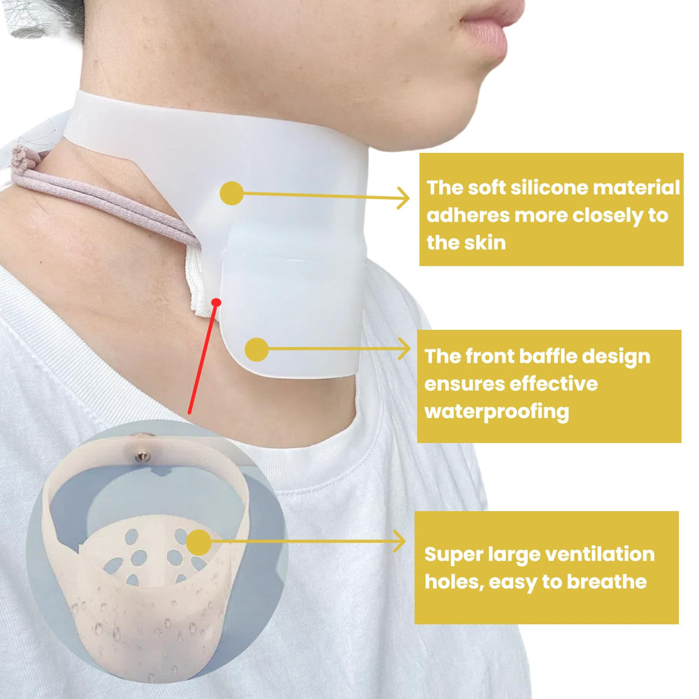 Sulieschen waterproof breathable design ensures air flow while protecting the stoma.