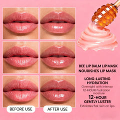 Sulily Bee Lip Balm applicator closeup showing propolis-infused texture for smooth lip care