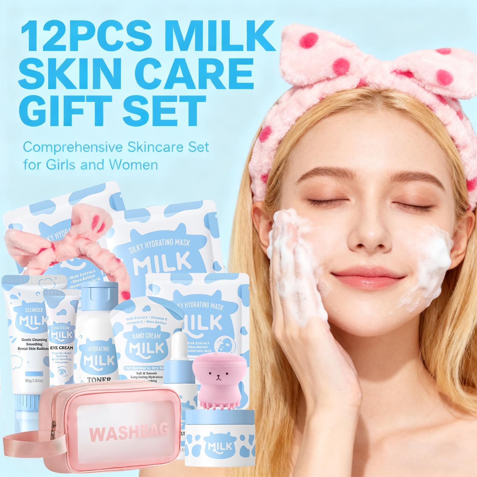 Sulily milk cleanser, gentle wash for delicate skin
