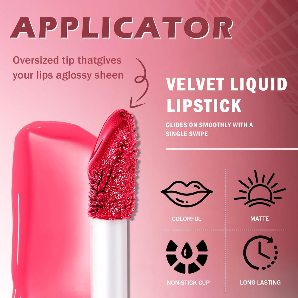 Sulily Pcs up to 24h wear lip color tested for endurance.