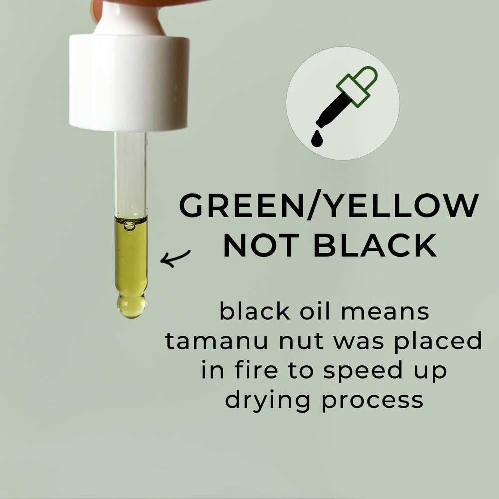 Sulina Tamanu Oil texture on skin reveals rich moisture.