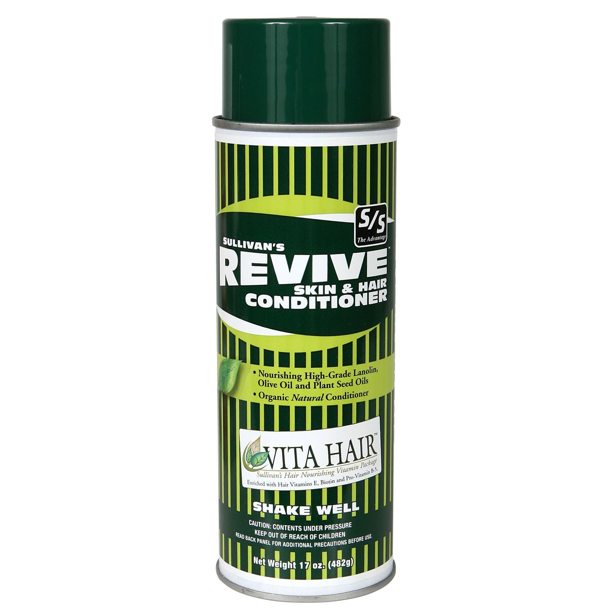 SULLIVAN'S Revive aerosol bottle for coats boosts shine and nourishes horse skin