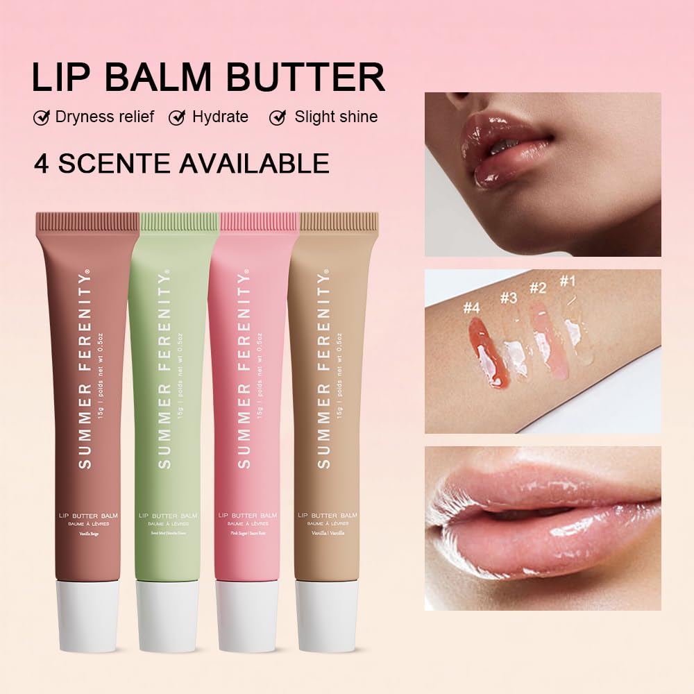 Summer Ferenity sheer-tinted shade adds natural color to lips.