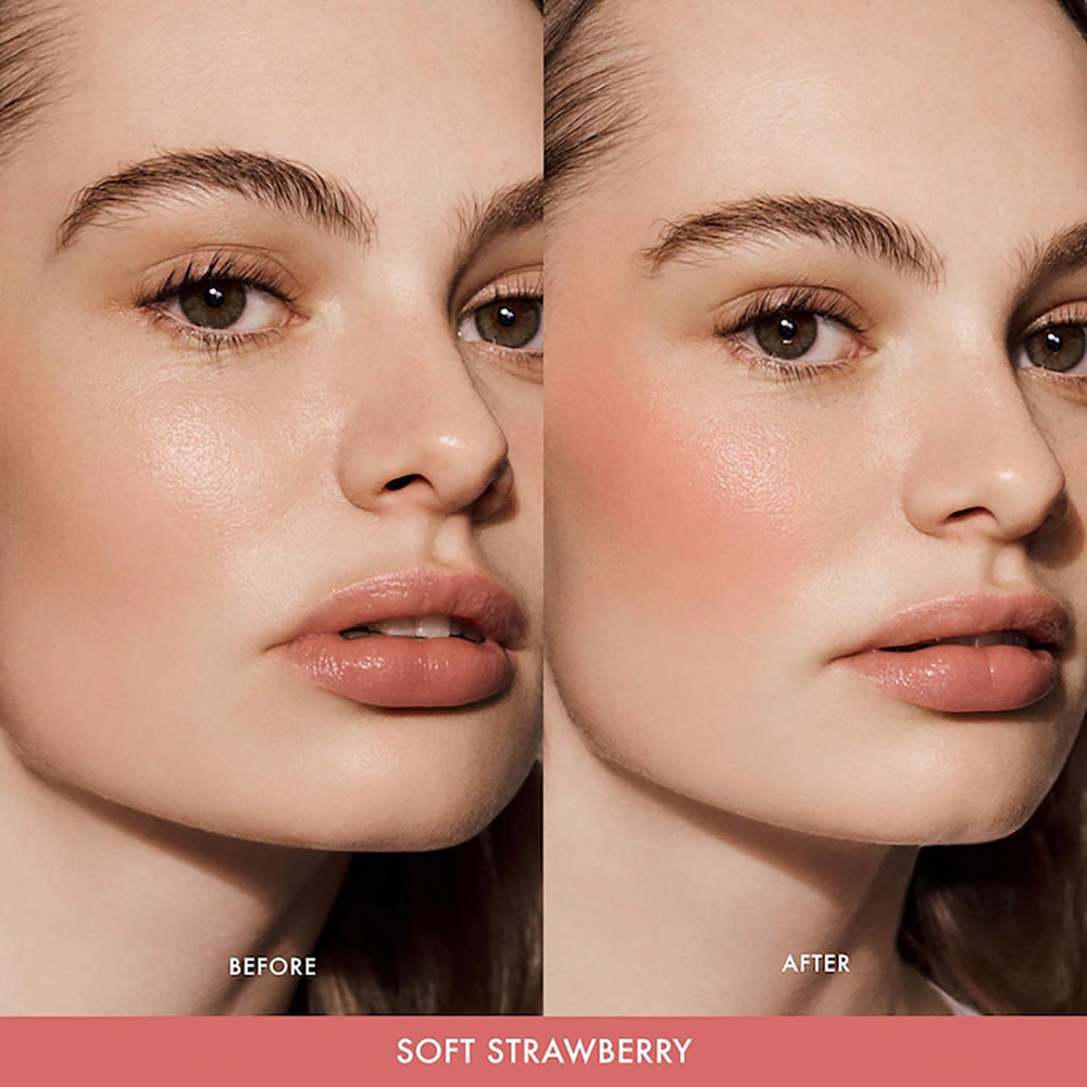 Summer Fridays Blush Butter Balm softens lips with a natural tint.