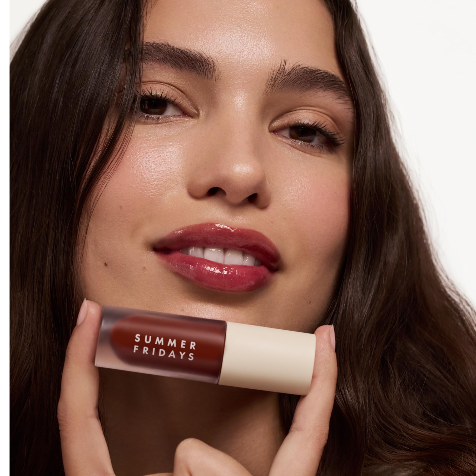 Close-up of Dream Lip Oil texture delivering deep moisture and softness.