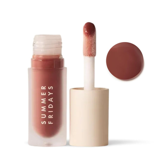 Summer Fridays Dream Lip Oil tinted-glow-application delivers high shine and hydration