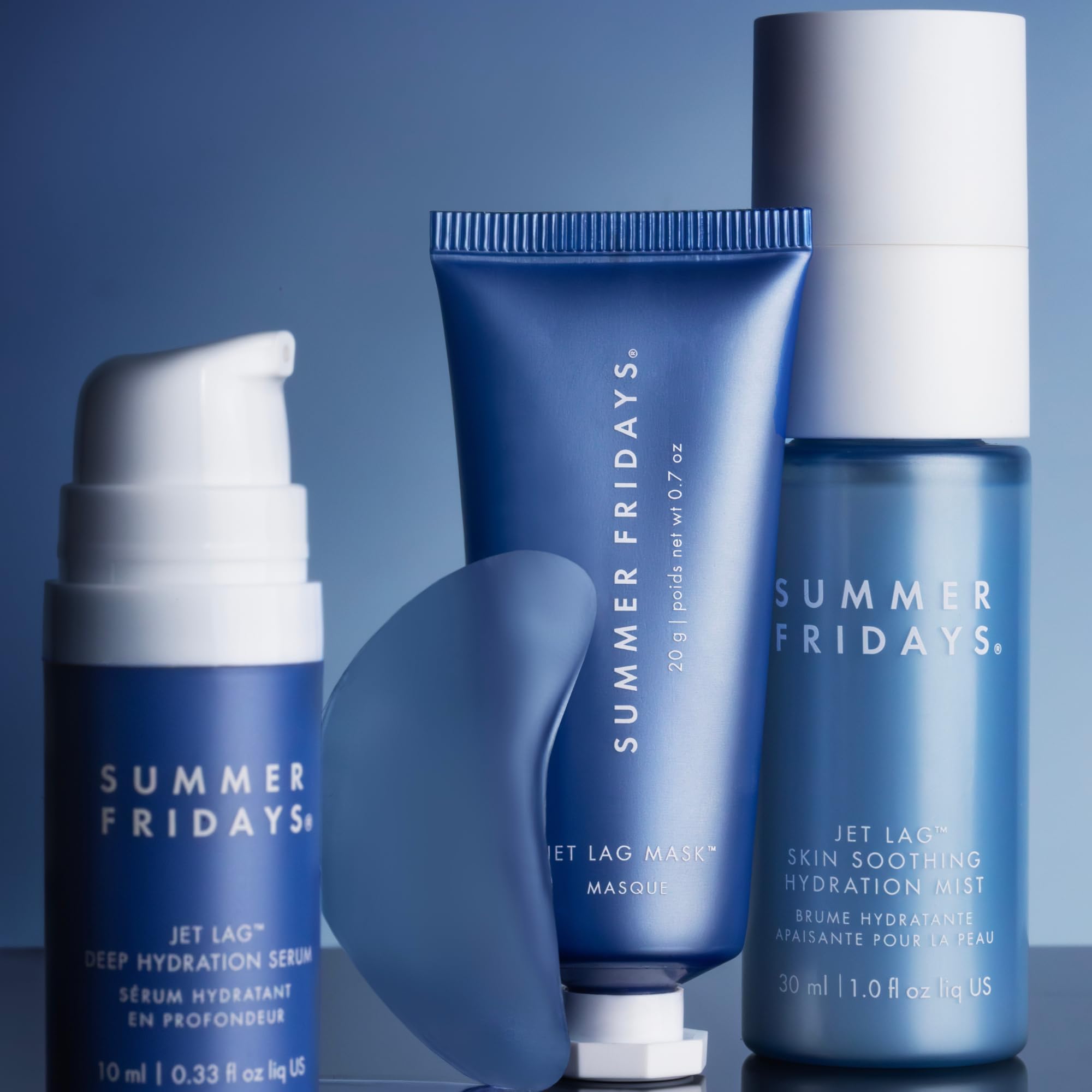 Summer Fridays Jet Lag Serum provides deep hydration for smoother skin.