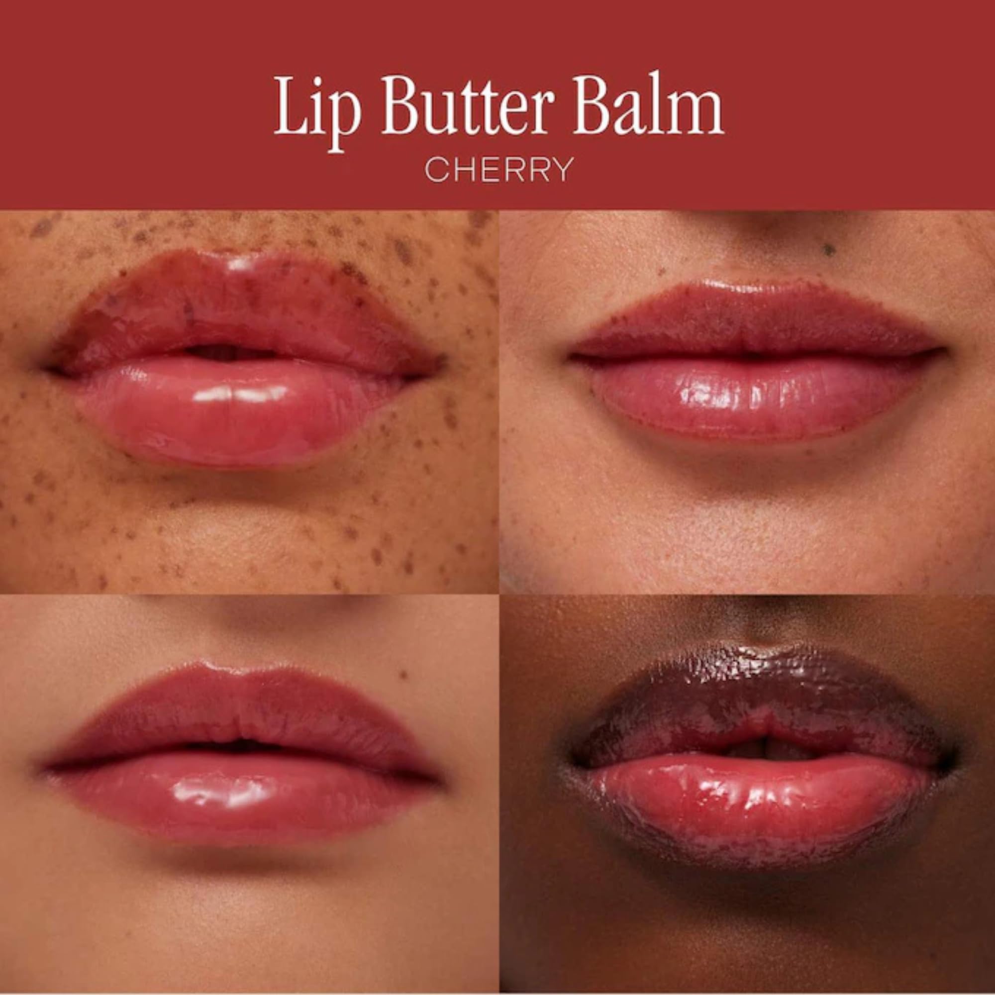 Summer Fridays lip butter texture closeup shows creamy, non-greasy glide.