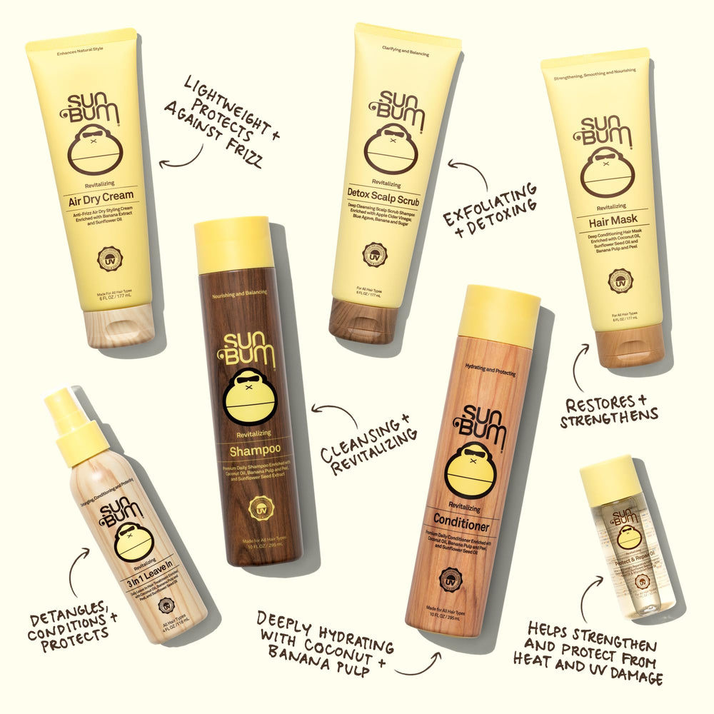 Sun Bum duo arranged together for daily use.
