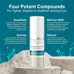 Sun Coast Sciences Complete Eye Serum softens crow's feet for a refreshed look.
