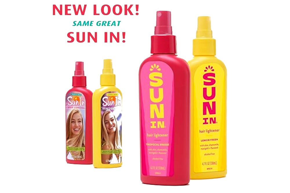 Sun In Original Spray-In Hair Lightener outdoor-use context supporting gradual lightening during sunny days.