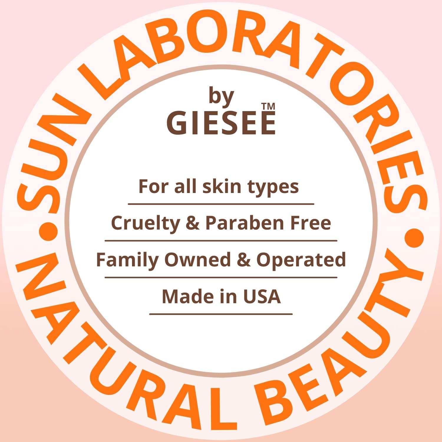 Sun Laboratories by Giesee Ultra Dark Self Tanning Lotion 32oz texture-swirl highlights creamy consistency.