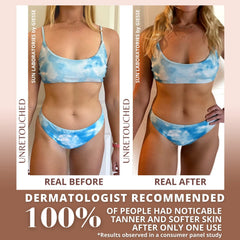 Streak-free application with Sun Laboratories by Giesee Ultra Dark self tanner.
