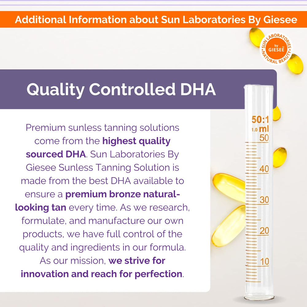 Sun Laboratories by Giesee medium spray tan color development for rapid shade build