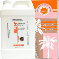 Sun Labs Self-Tanning Solution medium bottle front view for natural color