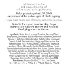 Sun Zapper BB Cream SPF 50+ contains aloe and jojoba for calm skin.