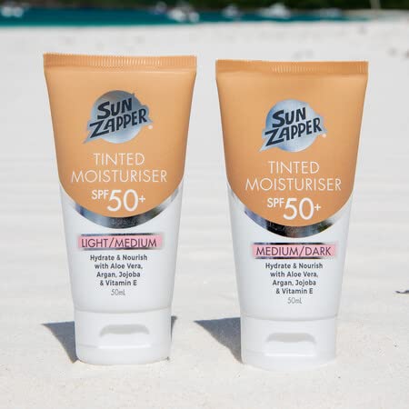 Sun Zapper BB Cream SPF 50+ packaging front highlights travel-friendly design.