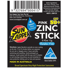 Sun Zapper travel-friendly 12g stick fits in a bag for on-the-go protection
